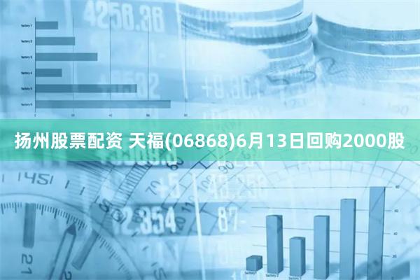 扬州股票配资 天福(06868)6月13日回购2000股